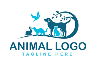 do make an modern animal mascot logo