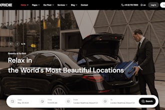 taxi booking website, chauffeur website, limousine website, taxi booking, taxi