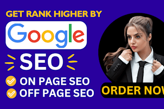 provide complete monthly onpage and offpage SEO service