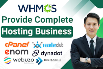 setup web hosting business with whmcs, reseller hosting, whm cpanel