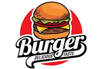 create awesome high quality burger logo design with fastest delivery