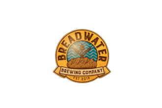 make best quality retro logo for bread water brewing