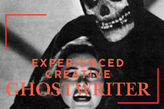 ghostwrite or rewrite your captivating horror story