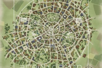 draw your dnd town map