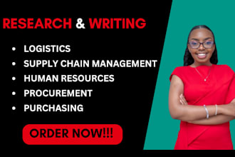 write unique content on logistics, supply chain management and human resources