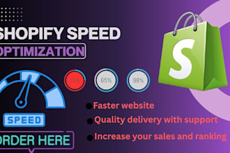 do shopify speed optimization to boost page speed and website performance