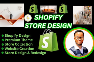 create dropshipping store and design online ecommerce website redesign shopify