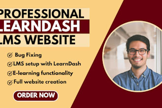 build a powerful learn dash or tutor lms website that sells your online courses