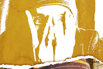 design unique mixed media art for your brand or project