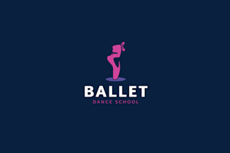 design professional dance logo for schools, events, or teams