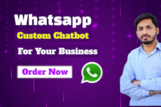 do whatsapp api setup and build whatsapp chatbot