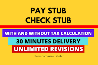 do accurate pay stubs, w2, 1099, 1040, and payroll forms fast