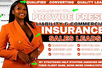 liability insurance leads commercial insurance leads facebook ads campaign video