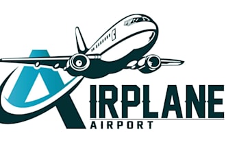 design a awesome airplane logo for 24 hour