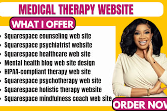 build medical therapy website counselling website design mental health wellness