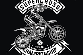 do make an modern dirt bike logo