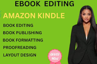 edit your fiction or nonfiction ebook or manuscript