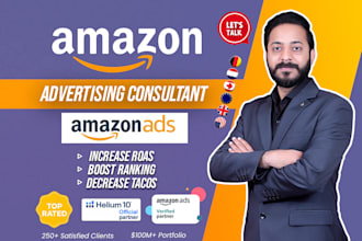 be your amazon ppc campaign consultant, amazon fba ads VA