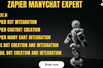 set your email bot zapier manychat SMS bot zapier chatbot zapier bot integration