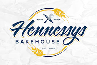 design a cute logo for your candy, bakery, or sweets