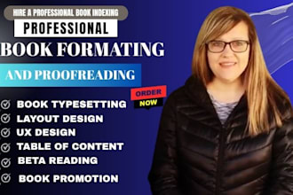 book typesetting book formatting, book layout, index for amazon print and ebook