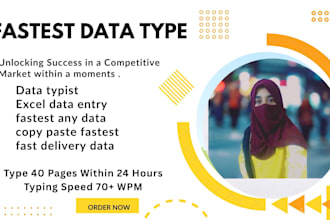 be your professional data entry clerk, data minning, copy paste ,file conversion