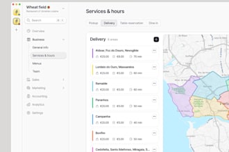 build amazing restaurant management system, food delivery app