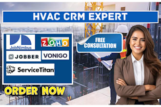 setup hvac CRM jobber jobminbus field edge service servicetitan autopilot vonigo