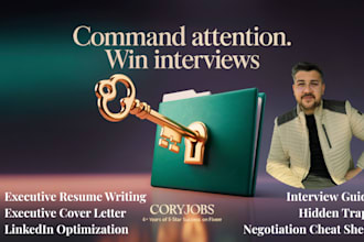 write an executive ats optimized resume and cover letter