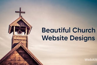 build a modern, responsive church website with donations and sermons