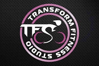 design pictorial boutique fitness studio logo