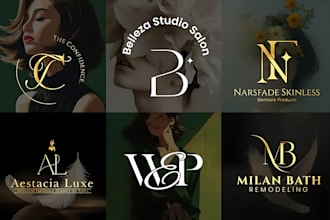 do modern luxury fashion and clothing brand logo design