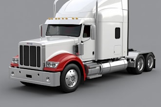 do realistic 3d car model, truck, vehicle, car rendering, fivem, 3d car model