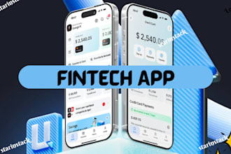 build fintech app neobank app wallet app payment app loan app bank app finance