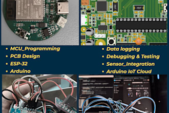 do expert iot automation arduino stm and esp32 with sensor testing pcb