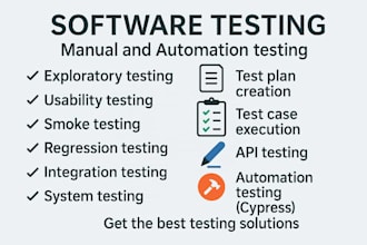 test your website manual, API, and automation QA testing