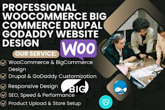 design bigcommerce website product listing customize wocommerce website design