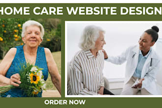 home care website senior care elderly care website assisted living website