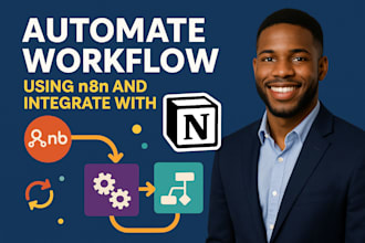 automate workflow using n8n and integrate with notion