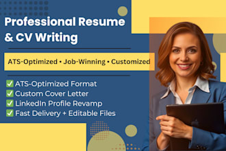 create a professional resume,CV to get you hired