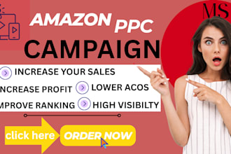 setup, and optimise amazon PPC campaigns amazon fba ppc ads campaign