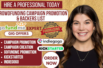 generate verified crowdfunding backers list for kickstarter indiegogo gofundme