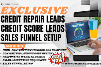 generate credit repair leads cre dit repair sales funnel credit repair website