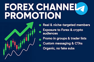 promote your forex telegram channel to VIP traders, telegram subscribers