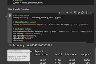 build machine learning models for image processing and classification