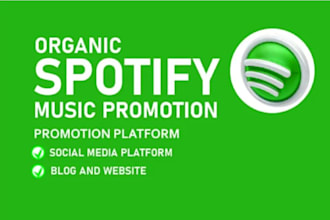 do organic spotify music playlist promotion, organic streams, monthly listeners