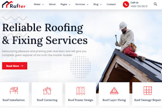 build roofing website and redesign roofing website