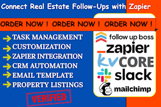 real estate facebook lead ads follow up boss kvcore mailchimp zapier integration