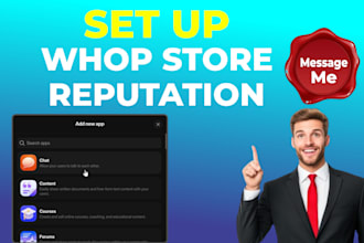 set up a strong whop store reputation, boost trust, growth