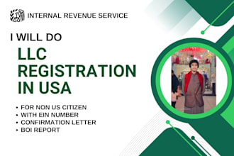 register a US llc and obtain an ein for non residents